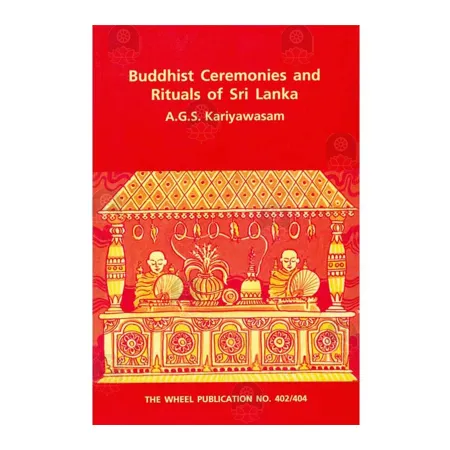 Buddhist Ceremonies And Rituals Of Sri Lanka | Books | BuddhistCC Online BookShop | Rs 75.00
