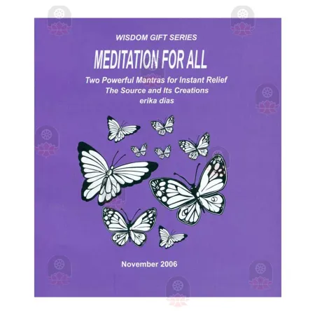 Wisdom Gift Series Meditation For All | Books | BuddhistCC Online BookShop | Rs 250.00