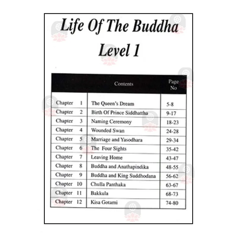 The Buddhist Series Life Of The Buddha( Level 1) Buy Online