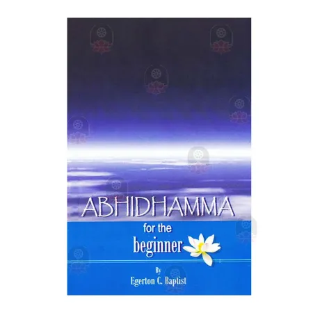 Abhidhamma for the beginner