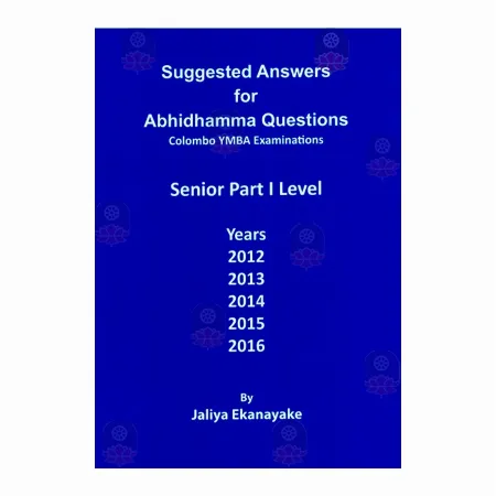 Senior Part 1-Suggested Answers For Abhidhamma Questions
